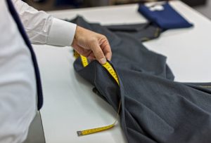 Garment fabric cutting in apparel manufacturing